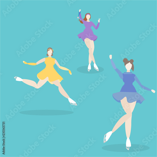 ice skating girls