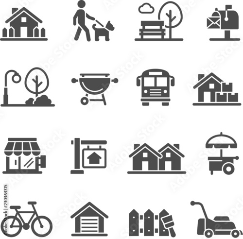 Real Estate and Homes icons