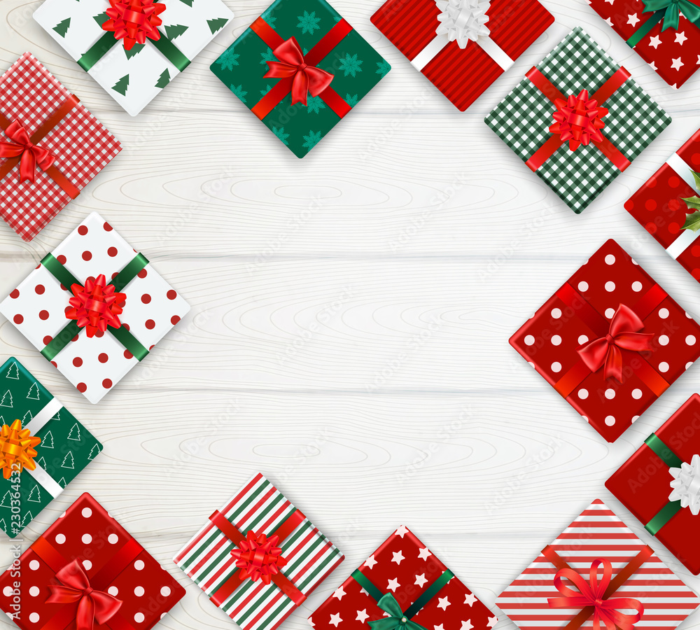 Obraz premium Realistic Christmas Background