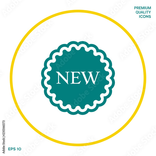 New offer icon. Graphic elements for your design