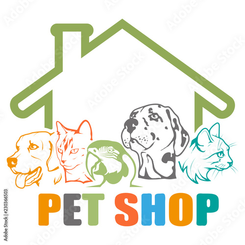 Pet Logo with animals