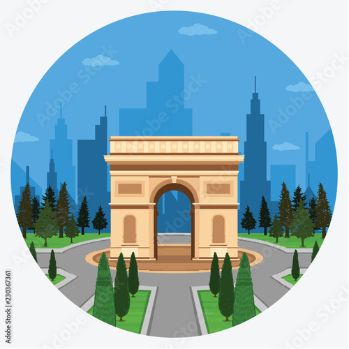 Arc de Triomphe in Paris