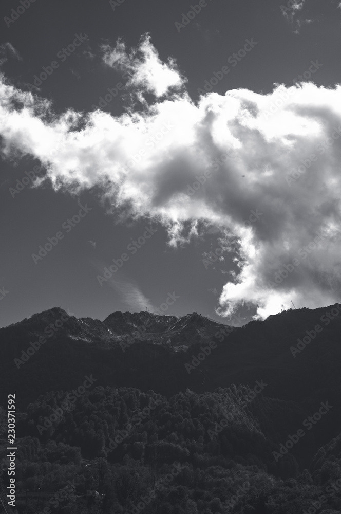 Autumn in the mountains of Krasnaya Polyana Autumn in the mountains of Krasnaya Polyana
