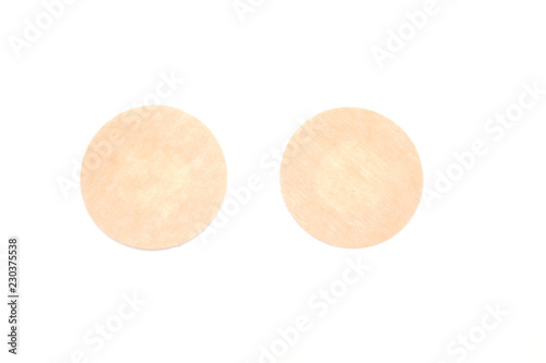 Nude nipple covers isolated