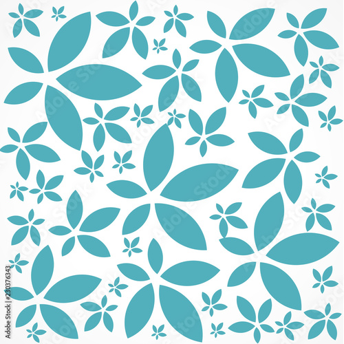 carte fleur bleue