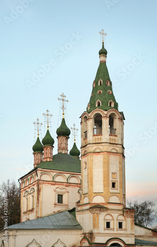 Church of Holy Trinity at Red (Cathedral) mountain in Serpukhov. Moscow oblast. Russia