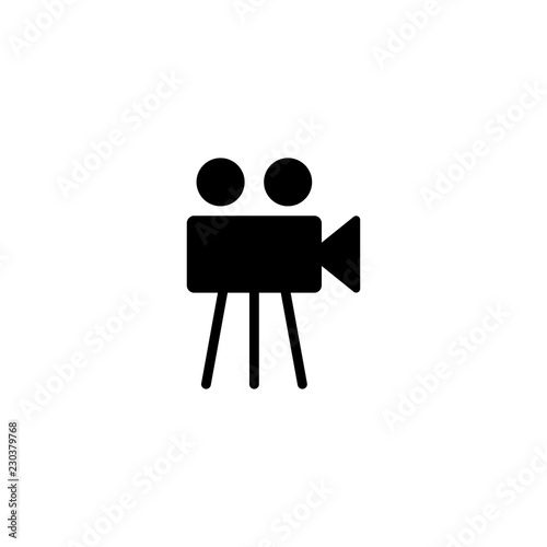 video camera icon vector