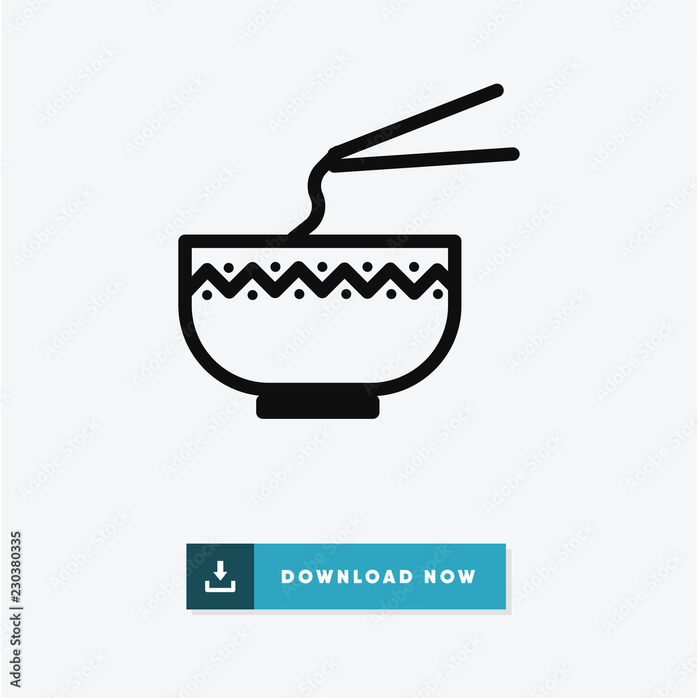 Chinese food vector icon
