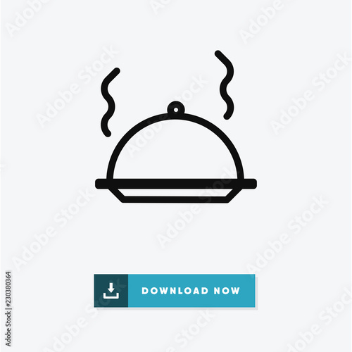 Dish vector icon