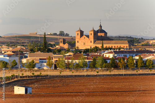 Almagro, Spain - October 8, 2018: Exterior view of the Parish of San Bartolomé el Real.