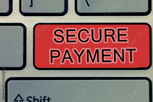 Wallpaper Mural Handwriting text writing Secure Payment. Concept meaning Security of Payment refers to ensure of paid even in dispute. Torontodigital.ca