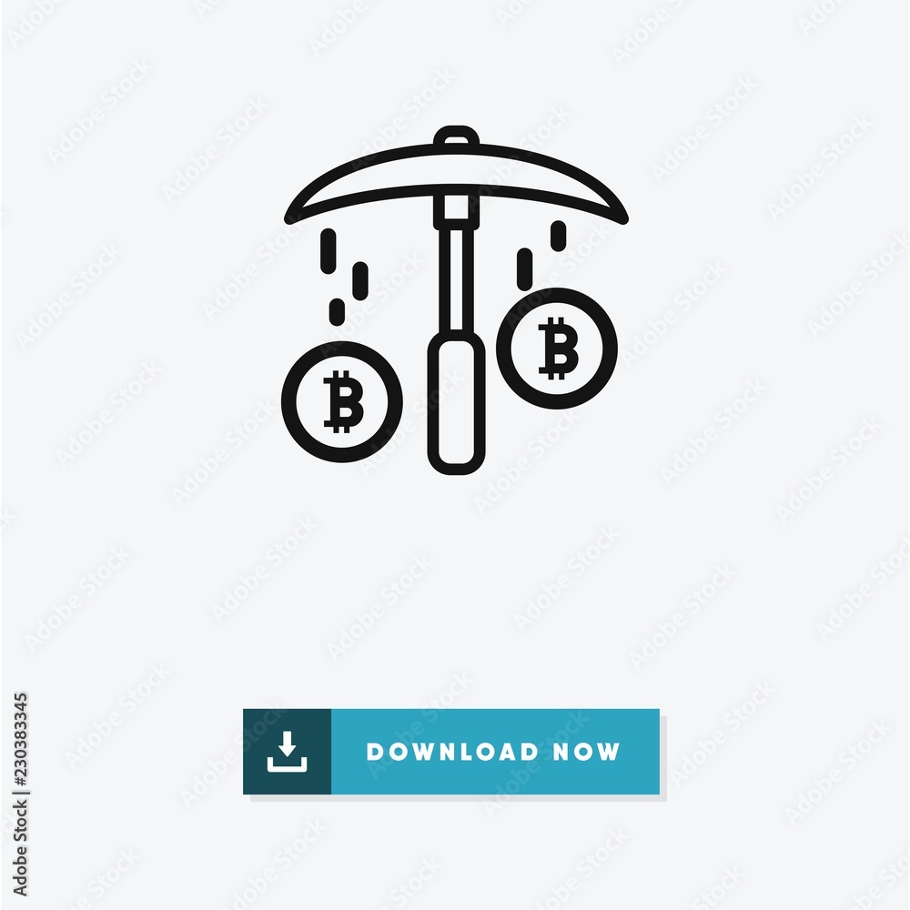 Bitcoin vector icon Bitcoin vector icon