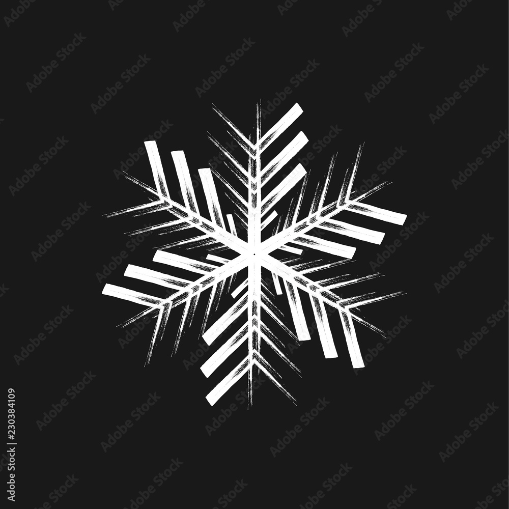 Chunky Marker Snowflake
