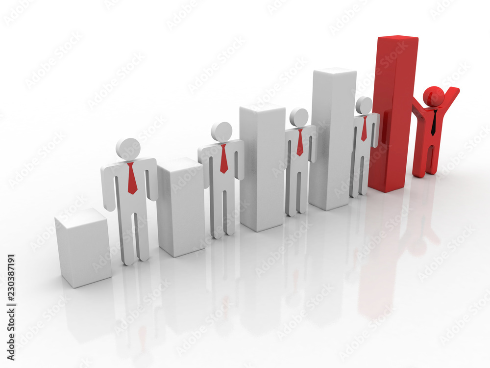 3d rendering Stock market online business concept. business Graph 3d rendering Stock market online business concept. business Graph