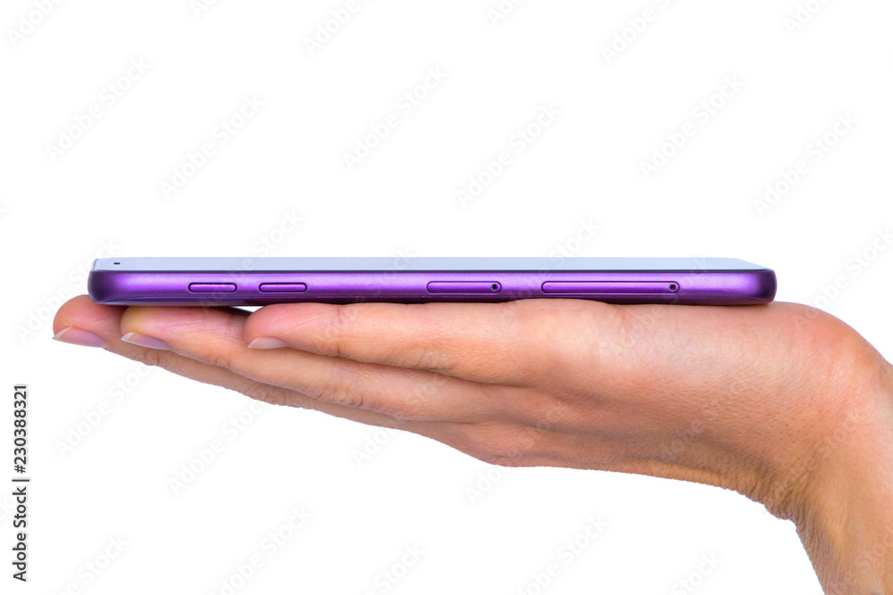 Close up of a woman hand and mobile smartphone Close up of a woman hand and mobile smartphone