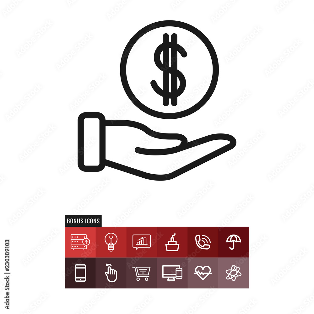Obraz premium Payment vector icon