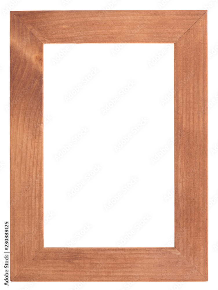 rectangular photo frame made of dark wood