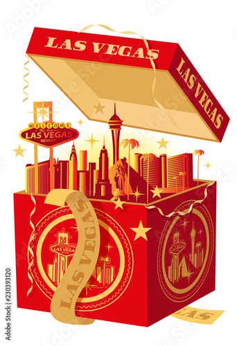 Las vegas gift box