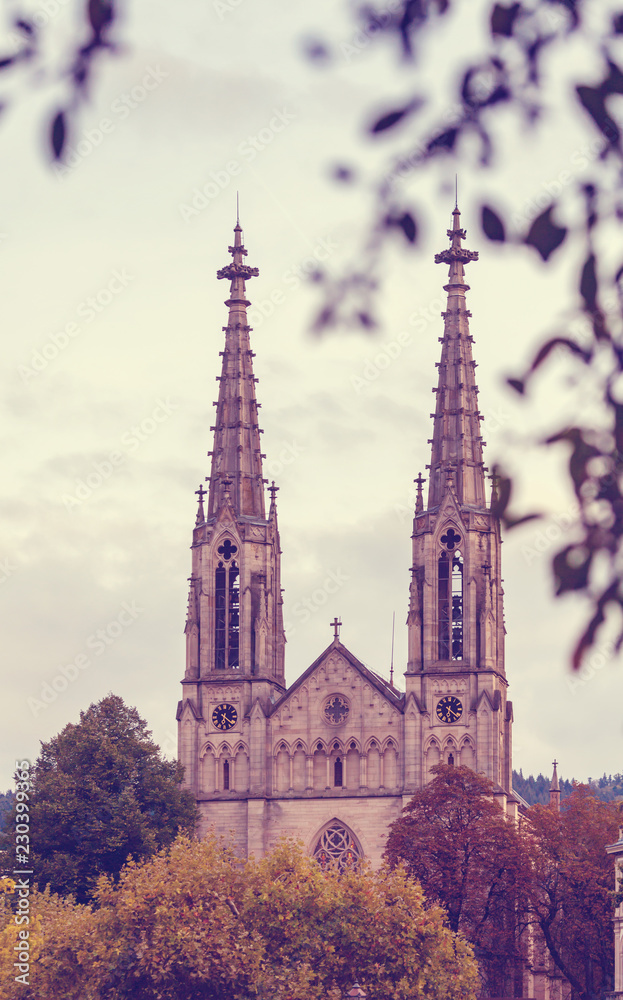 Cathedral in Baden-Baden Cathedral in Baden-Baden