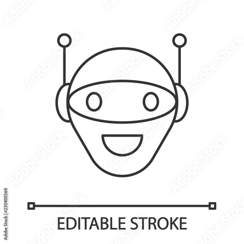 Chatbot linear icon