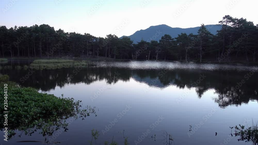 Sunrise in the bassa de oles in the Valley of aran Sunrise in the bassa de oles in the Valley of aran