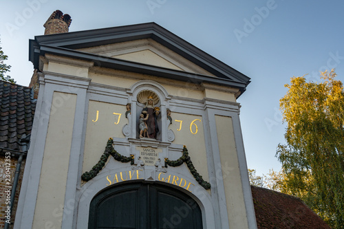 Beguinage of Bruges in Belgium
