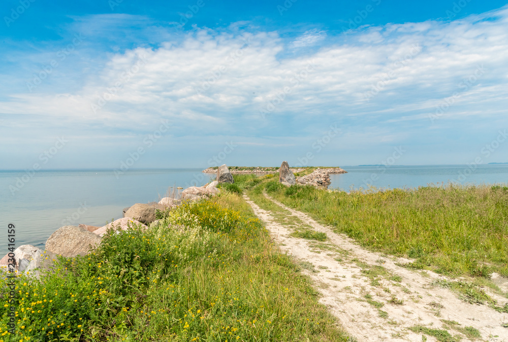 Obraz premium view of the estonian beach
