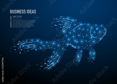 Goldfish business concept