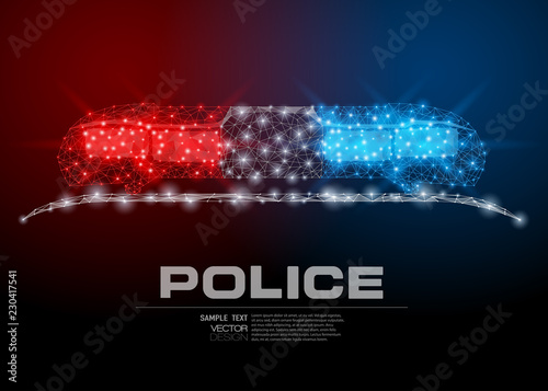 Police flashing indicators
