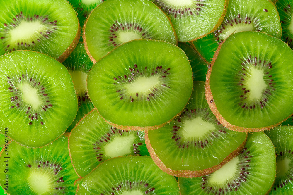 Fresh Kiwi fruit sliced use for background Fresh Kiwi fruit sliced use for background
