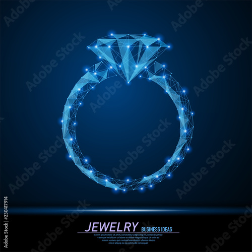 Diamond engagement ring sign
