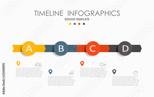 Infographic design template with place for your data. Vector illustration.