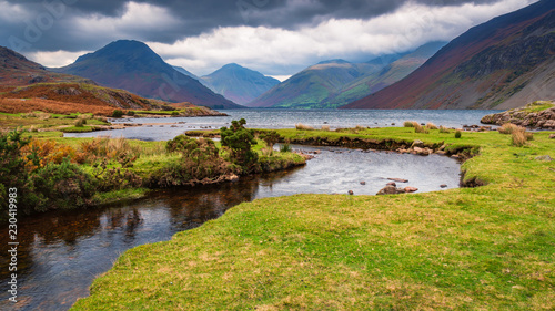 Wastwater with Scafell Pike beyond / Wastwater is situated in Wasdale in the English Lake District now a Unesco World Heritage Site