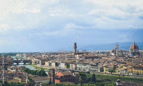 Panoramic view of Florence from Michelangelo Square © jurmar89