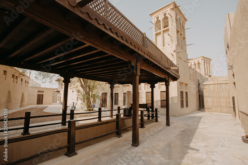 Old town in Al Fahidi Historical District. Dubai city, UAE © Ivan Kurmyshov