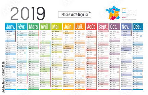 Calendrier 2019 - Grand format horizontal