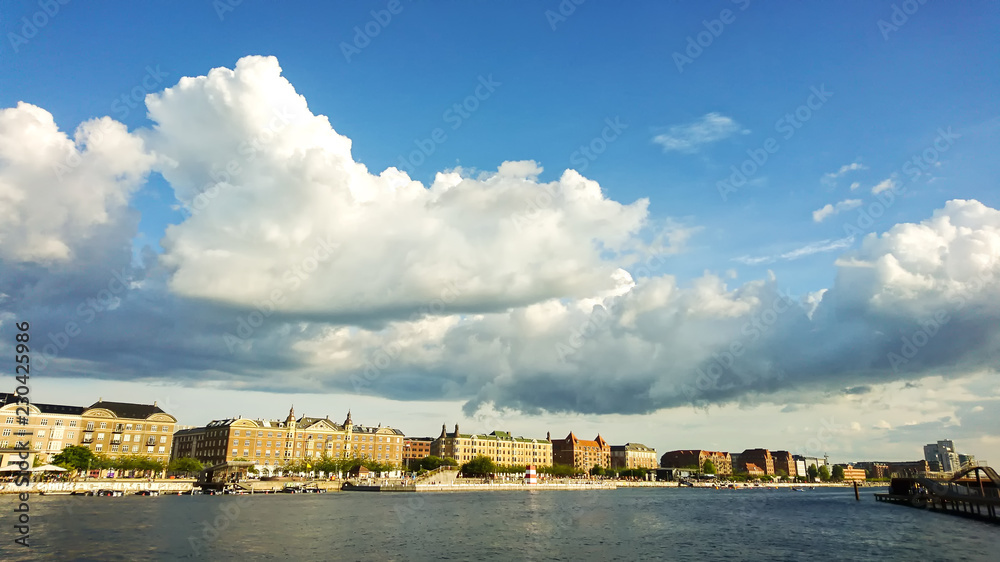 Beautiful architecture of Copenhagen. Architecture. City landscape Beautiful architecture of Copenhagen. Architecture. City landscape