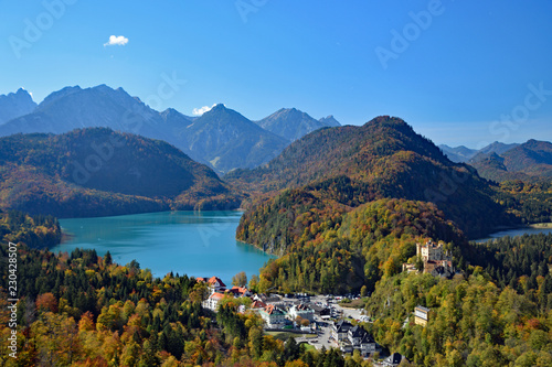 View in German Alps