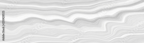 The background is white with a marble pattern with wavy eels. Panorama of a beautiful light template for creative projects. © Nadzeya Pakhomava
