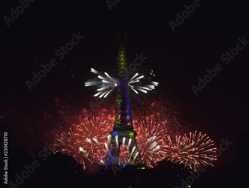 Fireworks in Paris