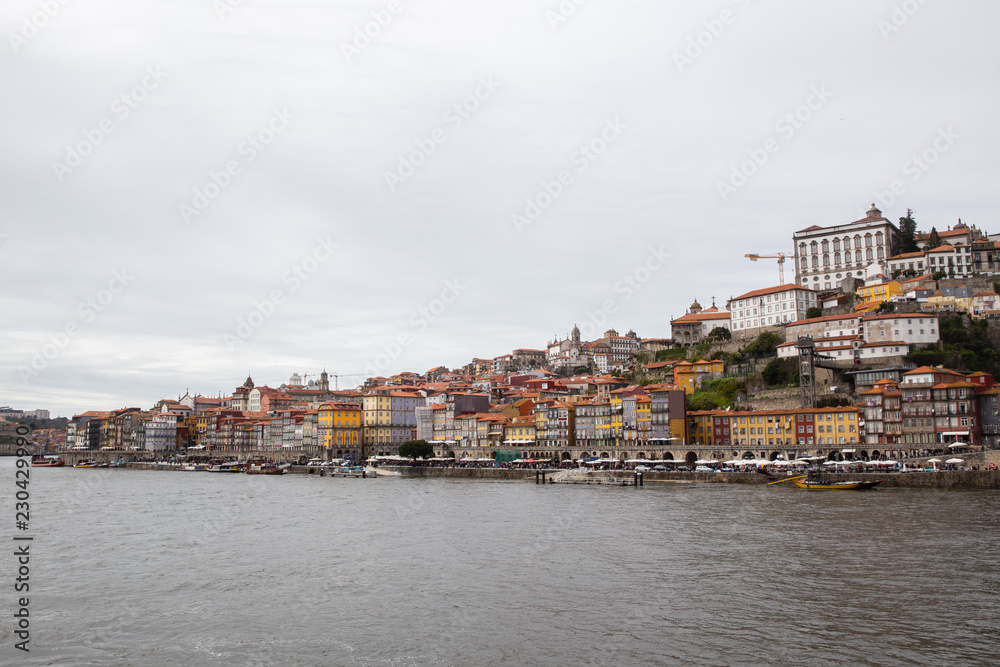 Vista da ribeira do Porto