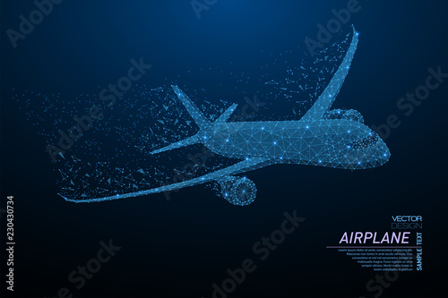Carta da parati Commercial airliner concept