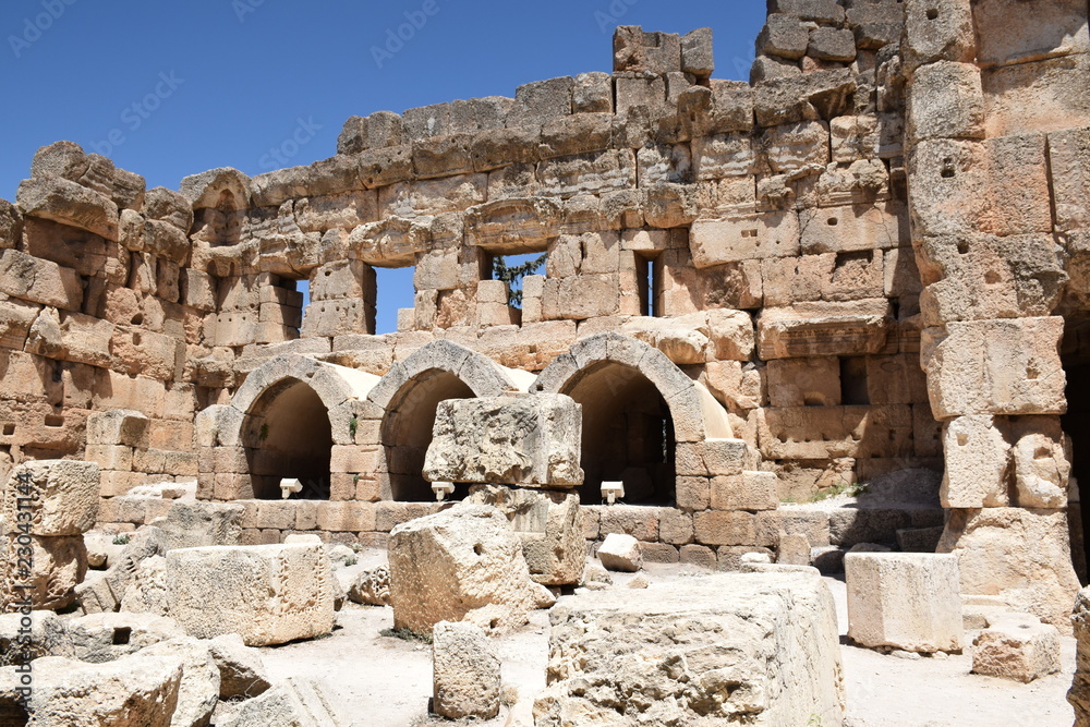 Baalbek City Wall Ruins, Lebanon