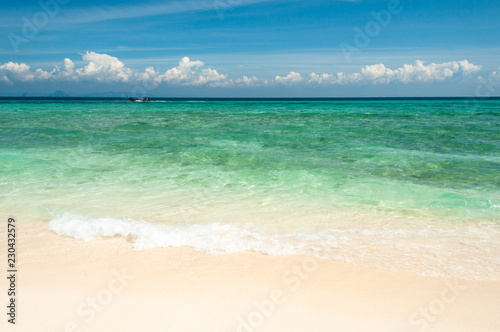 Beach in the Andaman sea of Thailand. South East Asia.