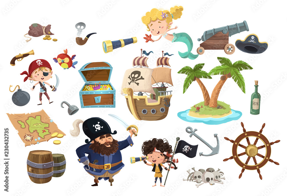 Fototapeta premium piraci giełdowi