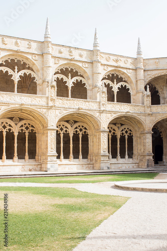 Jeronimos Monastery or Hieronymites Monastery in Lisbon, Portugal