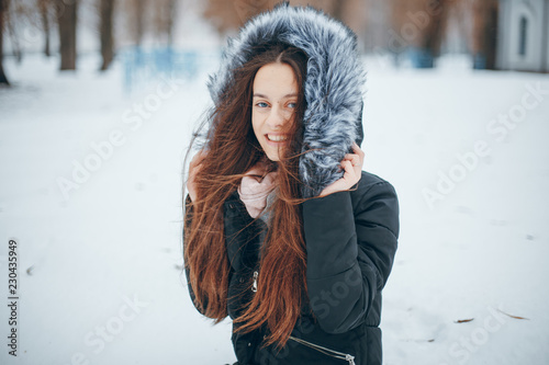 girl in city photo