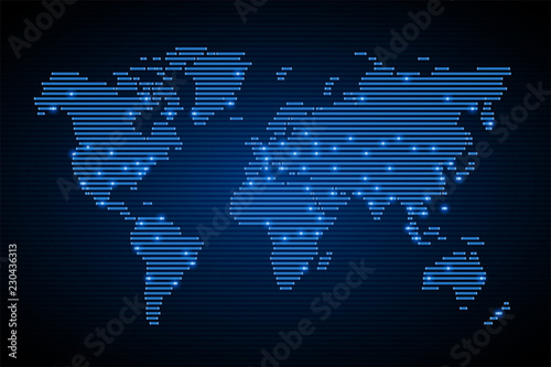 Fototapeta Naklejka Na Ścianę i Meble -  Earth world map