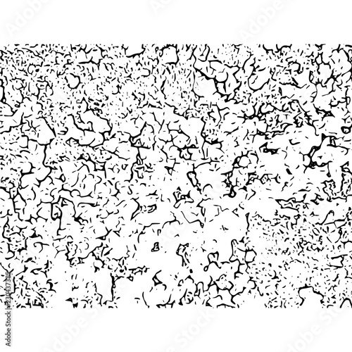 Fototapeta Naklejka Na Ścianę i Meble -  Cracked texture. Cracks and scratches. Vector grunge illustration.