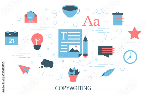 Copywriter concept